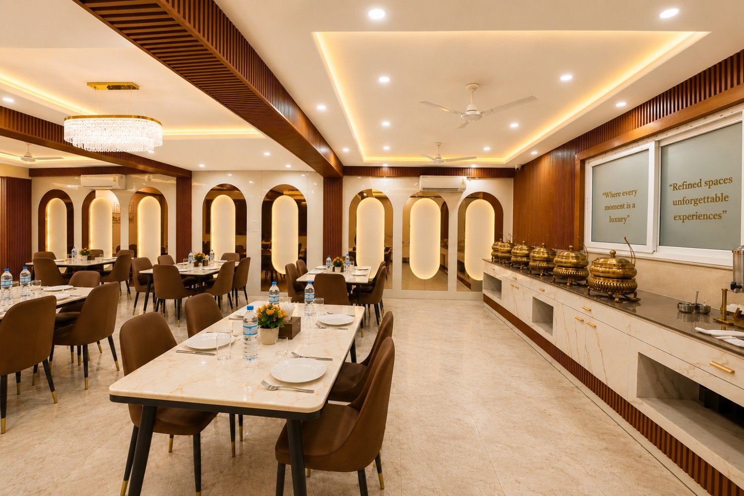 Mazestic Hotel dining space